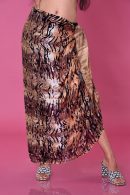 Exotic Animal Print Sarong brown