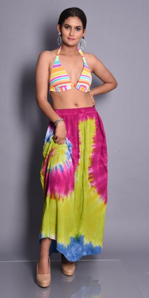 Tie-Dye Maxi Skirt – Women's Boho Chic Fashion